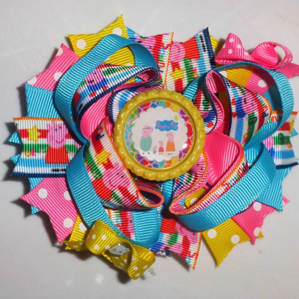 Peppa Pig Girls 5-Inch Hair Bow Clip